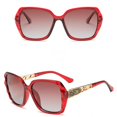 thumbnail image 2 of Gafas de sol de una pieza Gafas de sol de gran tamaño Hombres Mujeres Hombres y mujeres Gafas de sol retro de marco grande (c8) Feliz Sencillez, 2 of 4