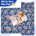 thumbnail image 4 of Pioneer Flower Floral Print Pattern Toddler Nap Mats for Kids Preschool,Sleeping Mat Bag or Kids,Toddler Sleeping Bag,Toddler Nap Mat or Daycare, 4 of 6