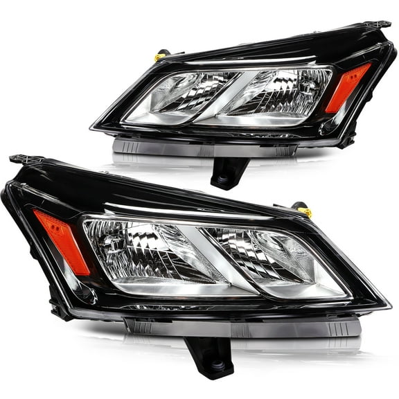 cciyu Headlight Assembly fit For 2013 2014 2015 2016 2017 FOR Chevy FOR Traverse GM2502375 Driver & Passenger Side
