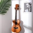 thumbnail image 3 of Soporte de pared para guitarra, colgador de guitarra con ranura, estante para monopatín, gancho para guitarra de diseño moderno, soporte para ukelele de madera, 3 of 5
