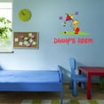 thumbnail image 3 of Custom Name Birds Grass Animals playingWall Decal Decoration Adorable Cartoon Cartoon Animals Decorating Ideas for Child's Bedroom Size: 10 In(W) x 9 In(H), 3 of 5