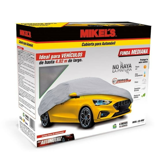 Cubierta para Automóvil Mikel's Mediana, con Bandas Elásticas