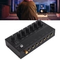 thumbnail image 4 of Mezclador de Sonido, Mezclador de Línea de Bajo Ruido Estéreo Portátil de Metal de 6 Canales para Barra de Clubes Pequeños de Escenario de Estudio, 4 of 7