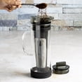 thumbnail image 6 of Primula Cold Brew 1.6 Qt. Temperature Safe Borosilicate Glass Carafe Coffee Maker with Brew Core and Flavor Mixer - Smokey Gray, 6 of 10