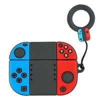 XPM for Airpods Pro 3 Phone Case, Hybrid Cute 3D Fun Design Silicone Skin Cartoon Animal with Keychain Buckle Holder Rubber TPU Soft Cover for Airpods Pro 3 (Game Console)