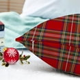thumbnail image 2 of Christmas Plaid Pillow Covers 20x20 Inch Set of 2 Scottish Tartan Farmhouse Throw Pillow Case Cushion Cover for Sofa Couch Home Decor, Red and Green, 2 of 6