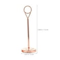 thumbnail image 2 of unbranded 2Ud Card Stands De Acero Inoxidable En Color Oro Rosa Para Números De Y Tarjetas En Restaurantes, 2 of 8