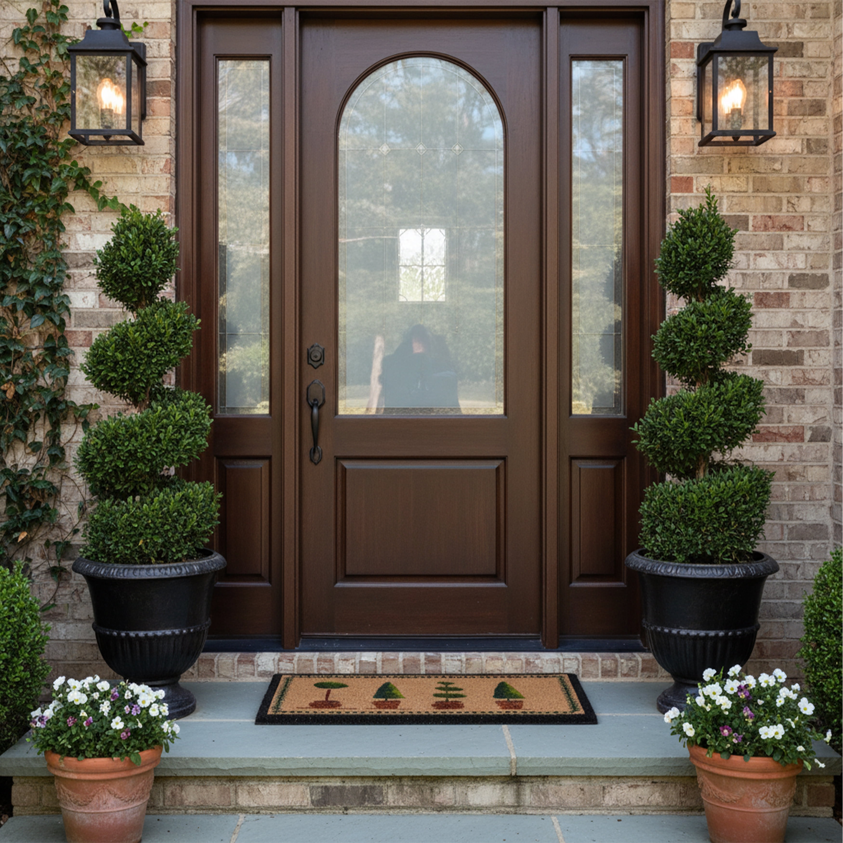 Calloway Mills Topiary Outdoor Doormat 17" x 29"