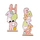 thumbnail image 3 of 2 piezas de madera Feliz Pascua decoraciones de mesa signos decorativos huevos adornos regalo para patio, , jardín, vacaciones, césped, 3 of 9