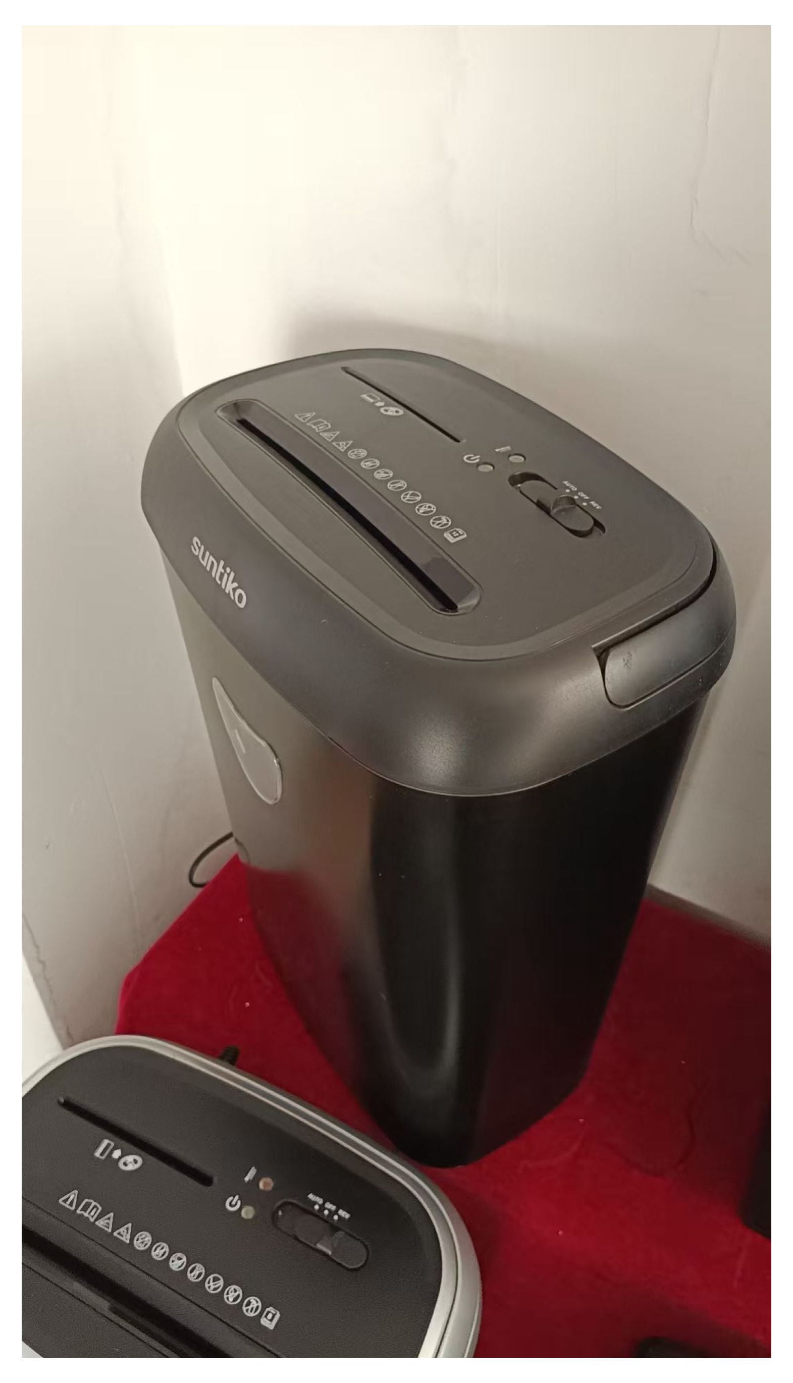 Cross Cut Paper Shredder - 14 Sheet Capacity, P-4 Security, 6.6 Gallon - Jam Proof Heavy Duty Shredder for Home & Office Use