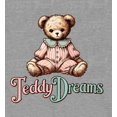 thumbnail image 2 of Teddy Dreams Boy's Heather Gray Long Sleeve Hoodie-Medium, 2 of 6