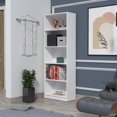thumbnail image 6 of White 5-Shelf Bookcase, 6 of 8