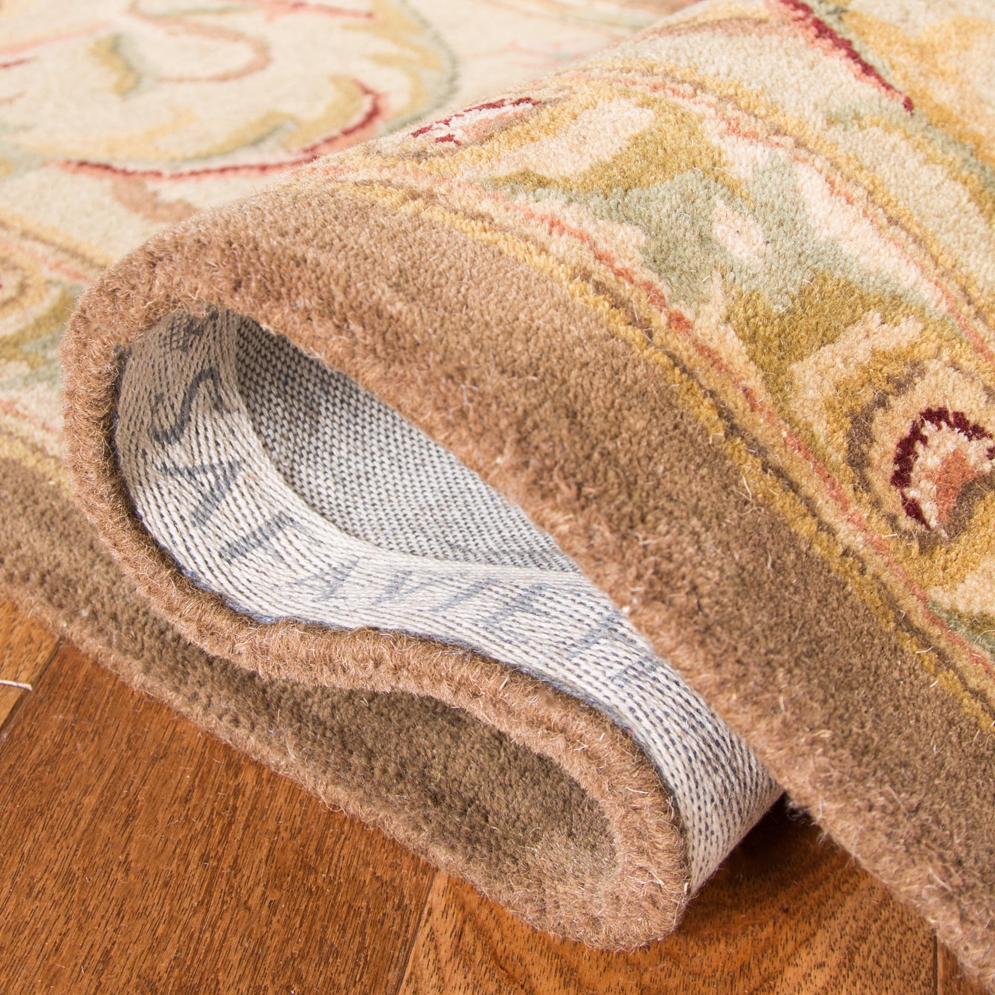SAFAVIEH Classic Kirsteen Oriental Wool Runner Rug, Beige/Olive, 2'3" x 12'