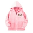 thumbnail image 4 of Sudadera deportiva informal con estampado degradado para niños y niñas, cuello redondo, manga larga, poliéster, 4 of 6