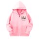 thumbnail image 4 of Sudadera deportiva informal con estampado degradado para niños y niñas, cuello redondo, manga larga, poliéster, 4 of 6