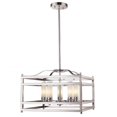 thumbnail image 1 of 5 Light Pendant Brushed Nickel Metal  Glass, 1 of 1