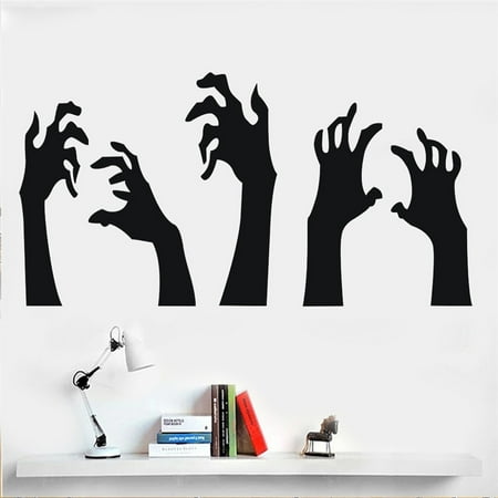 mosunx happy halloween background wall sticker window home