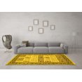 thumbnail image 3 of Ahgly Company Indoor Square Persian Yellow Traditional Area Rugs, 8' Square, 3 of 4