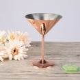 220ml Rose Gold Stainless Steel Cocktail Glass Champagne Toasting Cup