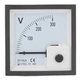 thumbnail image 2 of Analog Voltmeter 0‑300V Pointer Volt Meter Panel Needle Voltage Gauge for Equipment, 2 of 14