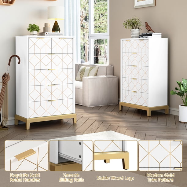 green emerald velvet dress Lucia 6-drawer Dresser with Mirror White – Value Home Furniture main image 0