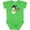 Apple Green, variant on Just Chillin' This Christmas Fun Snowman in Top Hat Boys or Girls Baby Bodysuit