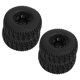 thumbnail image 4 of Estrela 4 neumáticos de goma de patrón plano 2.2 con llantas de plástico de 6 radios para coche Arrma Senton 1/10 RC, 4 of 8