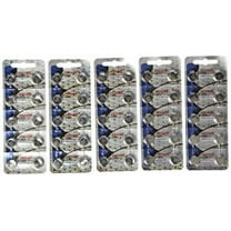 50 Pack Maxell LR44 AG13 357 button cell battery "NEW HOLOGRAM PACKAGE "