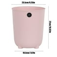 thumbnail image 3 of Trash Cans or Trash Bin Portable Hollow Paper Cans And Convenient Lidless Living Room Bedroom Household Plastic Trash Cans on Clearance, 3 of 6