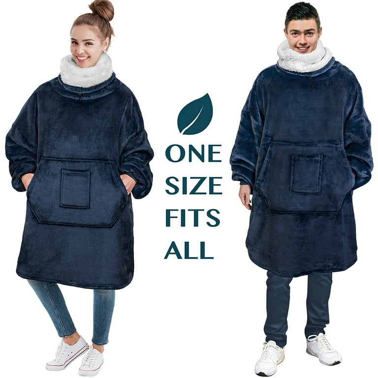 Thick blanket hoodie sale