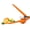 Orange, variant on PETGLE FreshForce Lemon Squeezer Citrus Juicer, Manual Hand Press with Dual-Gear Power for Maximum Juice Extraction, Durable, Lime Green