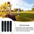 thumbnail image 3 of 4pcs Golfer Adhesive Lead Tape Strips Add Swing Weight To Golf Club Tennis Racket Iron Putter Racquets Golf Club Accessaries Silver, 3 of 6