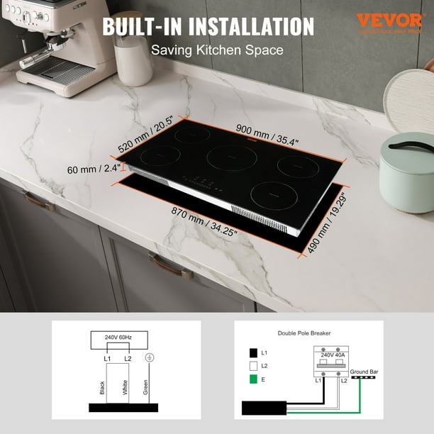 Magnetic stovetop outlet