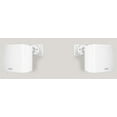 thumbnail image 5 of 8 Rockville Cube 70v White 3.5" Commercial Swivel Wall Mount Restaurant Speakers, 5 of 11