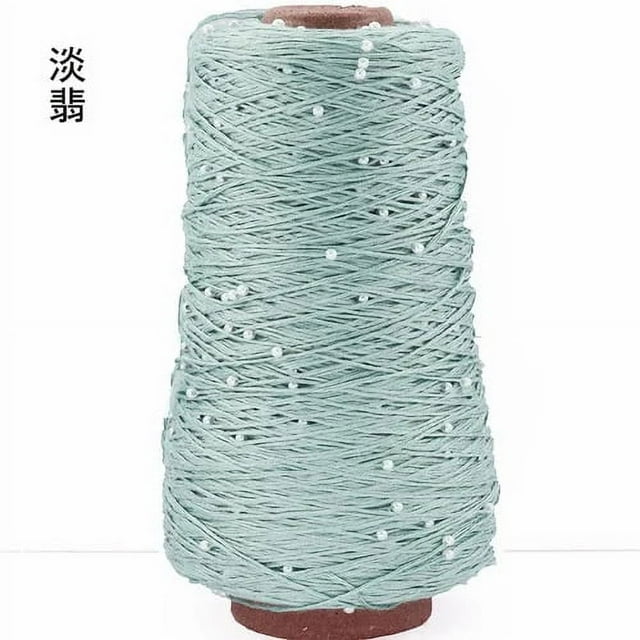 350g Pearl Mercerized Cotton Yarn Hand-knitted Cotton Pearl Lace Line Fine Crochet Thread Bead Thread Diy Hand-braided Thread