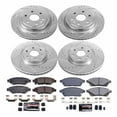 thumbnail image 3 of PowerStop Front and Rear Z23 Evolution Sport Carbon-Fiber Ceramic Brake Pad and Drilled & Slotted Rotor Kit Fits: CADILLAC SAAB Select Models K5546, 3 of 10