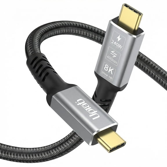 USB4 Cable 40Gbps 240W 8K Video 6FT (2M)