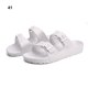 thumbnail image 5 of Guardurnaity Sandalias ligeras sin cordones, cómodas y antideslizantes para mujer en verano. Pantuflas de verano para mujer. Calzado Blanco Talla 41, 5 of 6