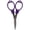 Purple, variant on JubileeYarn Foldy Friends TSA Compliant Foldable Scissors Set - Compact Portable Travel Scissors - Blue, Orange, Yellow, Purple - 4 Units