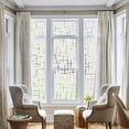 thumbnail image 2 of wqlpp-Frosted Window Privacy Film,Window Cling Privacy Film, Decorative Glass Static Cling Non-Adhesive Vinyl Removable for Home Office Cross Pattern,44.5x200cm, 2 of 4