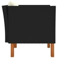 thumbnail image 2 of vidaXL Garden Sofa Poly Rattan and Solid Eucalyptus Wood, 2 of 4