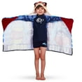 thumbnail image 6 of Ryan's World Red Titan Kids Hooded Bath Towel, Cotton, Red, 6 of 8