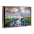 thumbnail image 3 of Stupell Industries Shore Seats Ocean View Brown Framed Floater Canvas Wall Art design by Celebrate Life Gallery, 21 x 31, 3 of 9