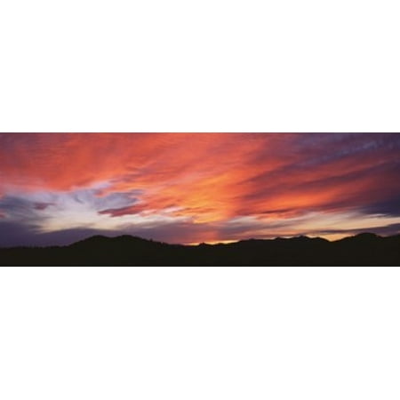 Custer State Park Black Hills - Sunset over Black Hills National Forest Custer Park State Park SD USA Poster Print