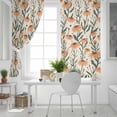 thumbnail image 5 of Fsddascl Orange Flower Blackout Curtains for Bedroom/Living Room, Thermal Insulated Kitchen Curtains, Fall Daisies Traditional Fruit Plant Grommet Darkening Window Treatment Drapes 42"x63"x2, 5 of 6