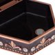 thumbnail image 4 of Elegante caja de almacenamiento de joyería de estrella de hexagrama de princesa para collar Púrpura Hugo Almacenaje de joyas de época, 4 of 10