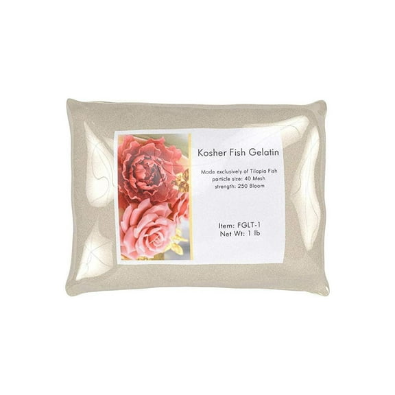 O'Creme Kosher Fish Gelatin 1 Lb