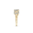 thumbnail image 5 of Imperial 1/8Ct TDW Diamond Twin Heart Ring in 10K Yellow Gold (H-I, I2), 5 of 8