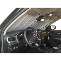 HeatShield, The Original Windshield Sun Shade, Custom-Fit for GMC Acadia SUV w/ Sensor 2017, 2018, 2019, 2020, 2021, Silver Series