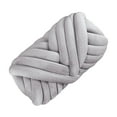 thumbnail image 2 of Chunky Yarn Knitting Arm Knit Soft Yarn 250G for Yarn Tapestry Hand Knit DIY Rug Making Sweaters Light Gray, 2 of 9